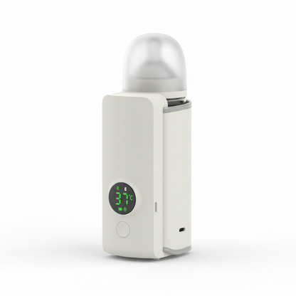 Portable Bottle Warmer Rechargeable Cordless Milk Warmer with Temperature Control Baby Bottle Warmer for Traveling Camping Home