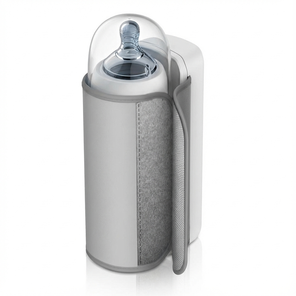 Portable Bottle Warmer Rechargeable Cordless Milk Warmer with Temperature Control Baby Bottle Warmer for Traveling Camping Home